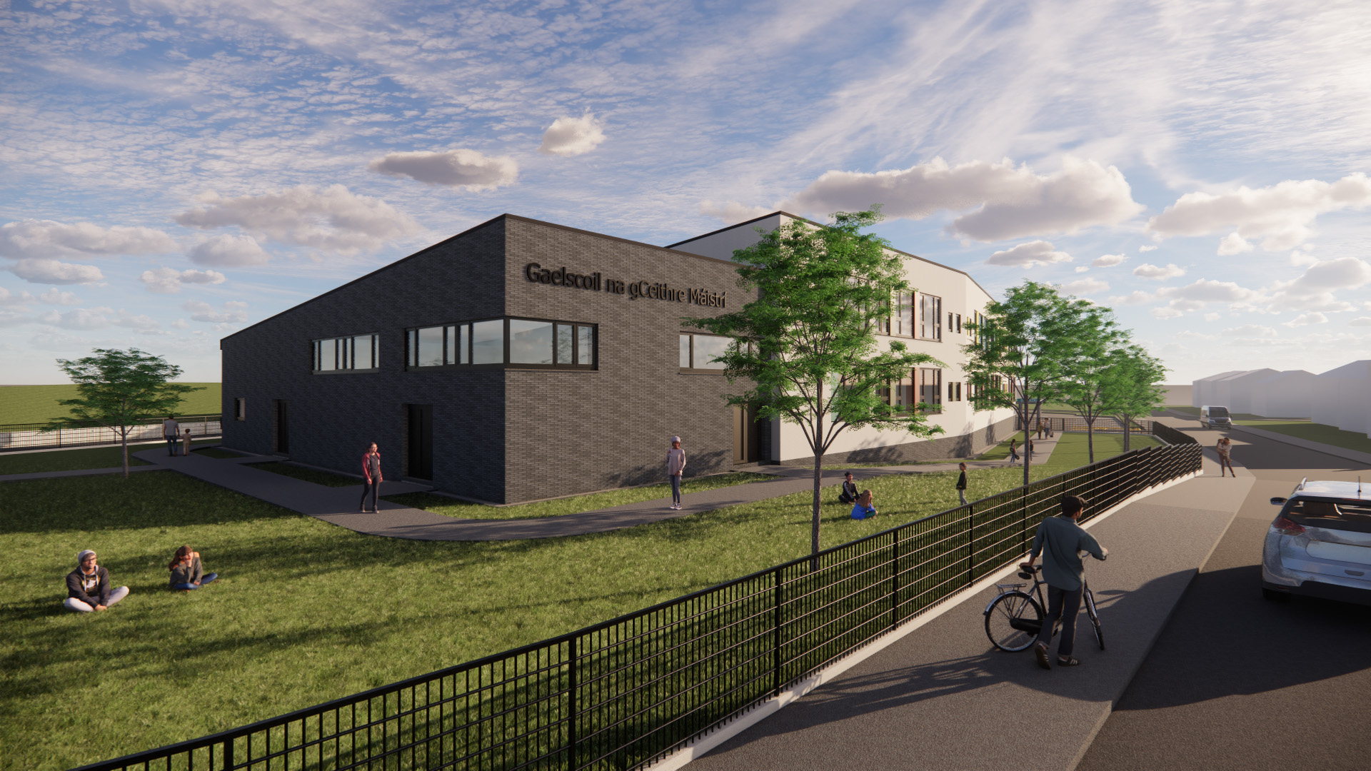North Facing render new school